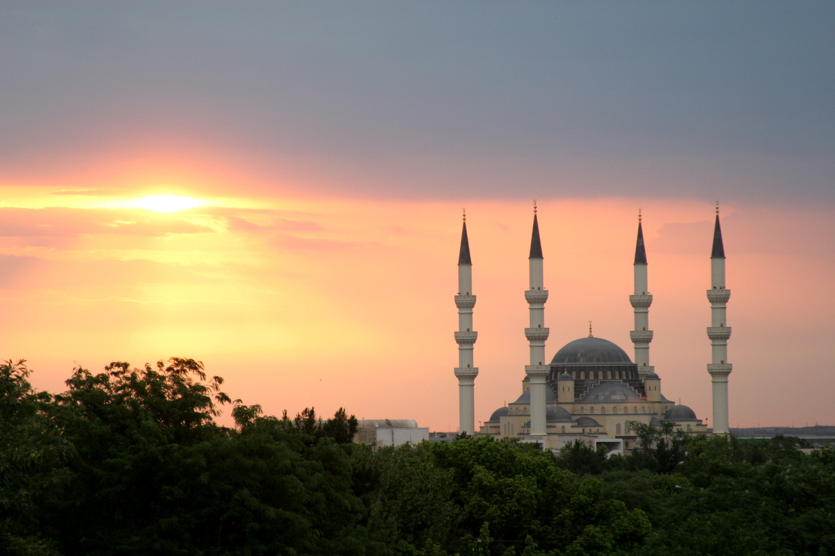 Ertugrul Gazi Mosque in Ashgabat